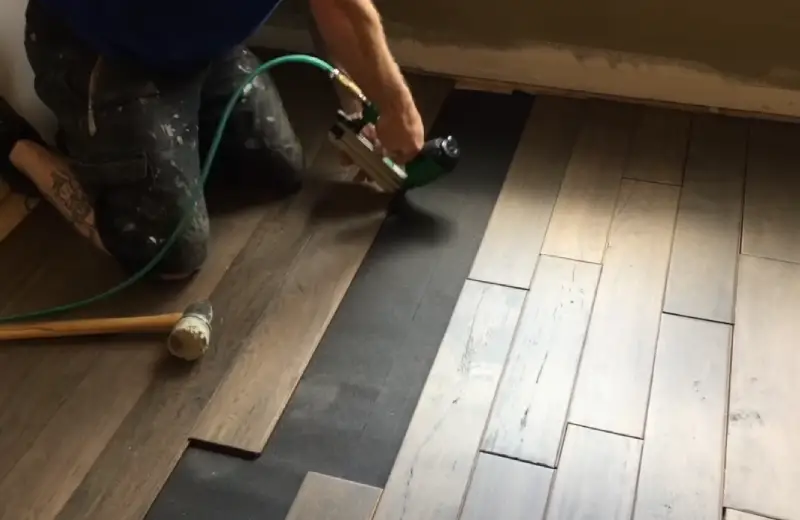 can you install hardwood flooring over osb board